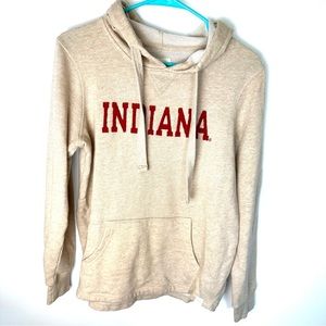 Indiana university pull over hoodie size small